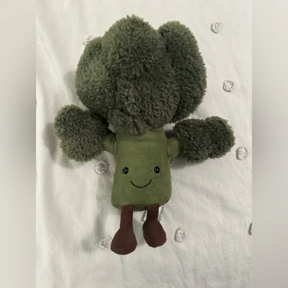 NWOT Amuseable Broccoli Authentic Jellycat- Retired - Picture 3 of 7